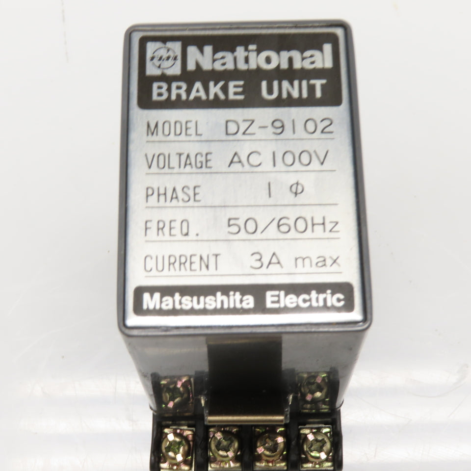 National DZ-9102 Brake Unit 100VAC 1Ph 3A max W/ Base