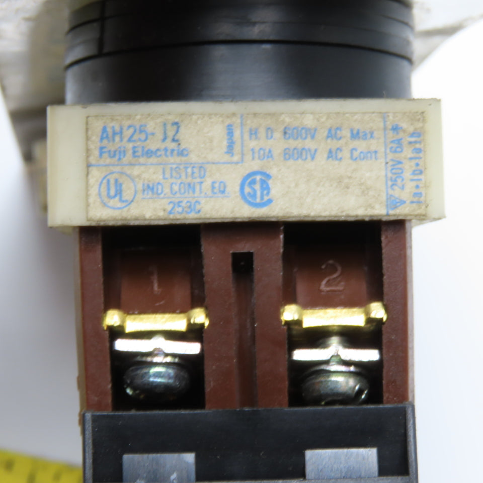Fuji Electric AH25-J2 Safety Free Key Switch with Red Indicator Light AH25-ZM