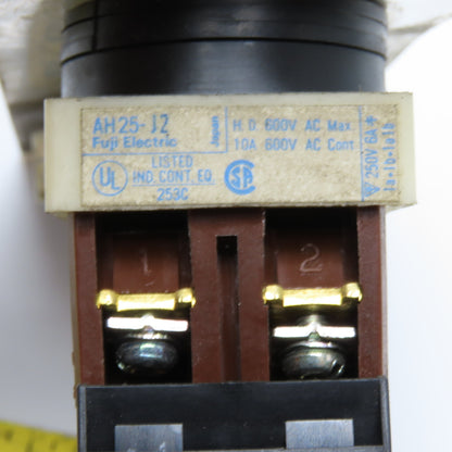 Fuji Electric AH25-J2 Safety Free Key Switch with Red Indicator Light AH25-ZM