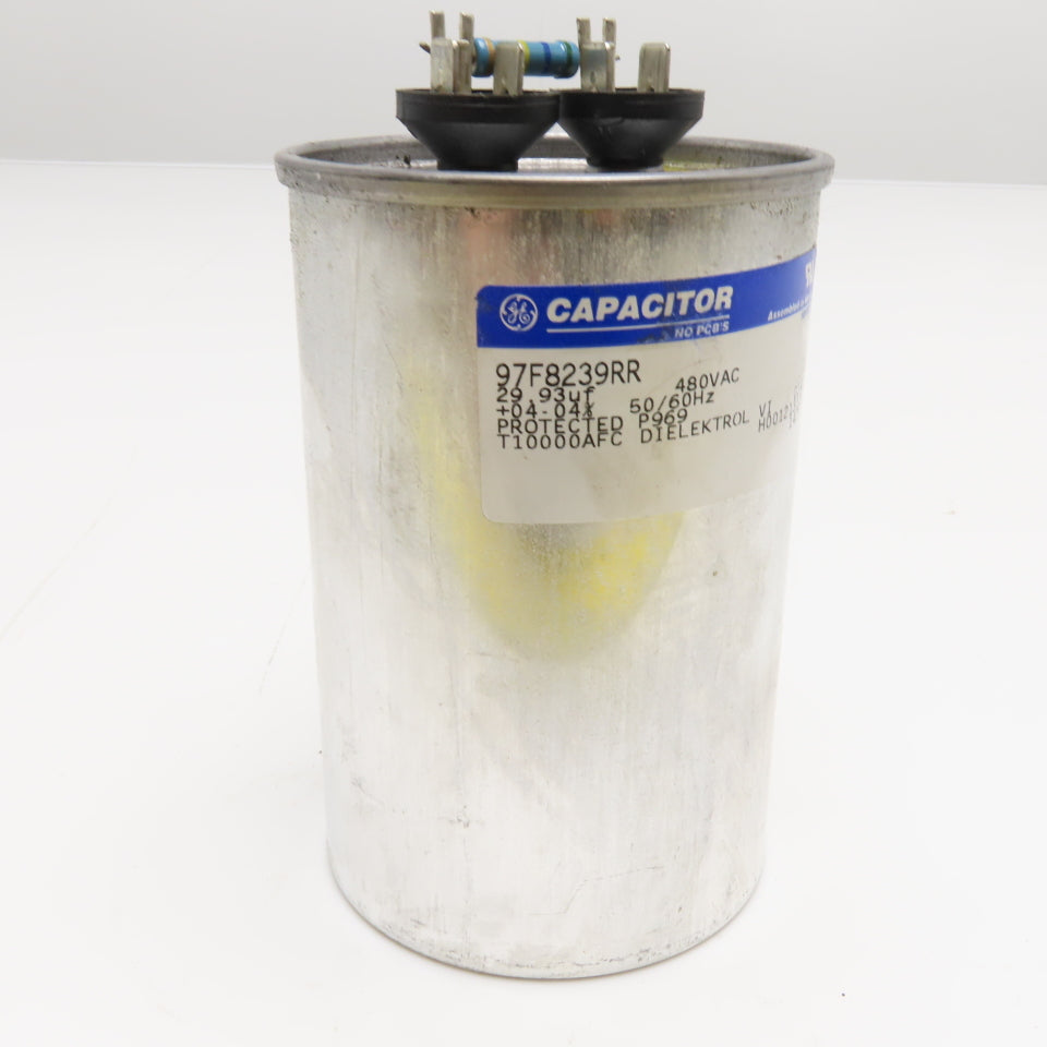 GE 97F8239RR Capacitor 29.93uF 480VAC 50/60Hz Dielektrol