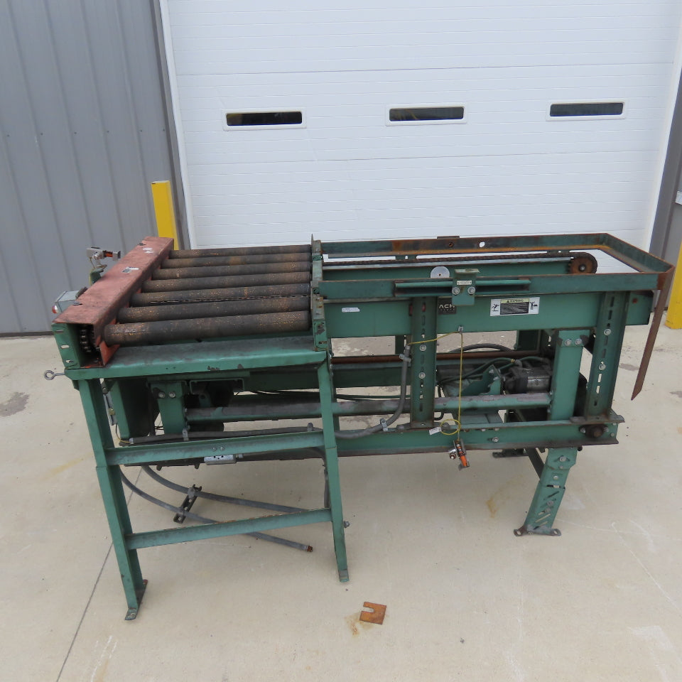 Roach 42"Lx25.5"BF Chain Drive Power Roller Transfer Conveyor 1/2HP 230/460V 3Ph