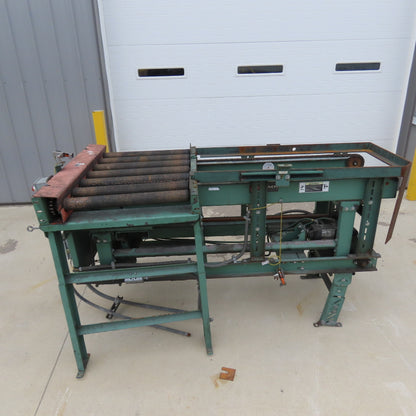 Roach 42"Lx25.5"BF Chain Drive Power Roller Transfer Conveyor 1/2HP 230/460V 3Ph