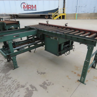 Roach 102"x25.5"BF Chain Drive Power Roller Transfer Conveyor 1/2HP 230/460V 3Ph