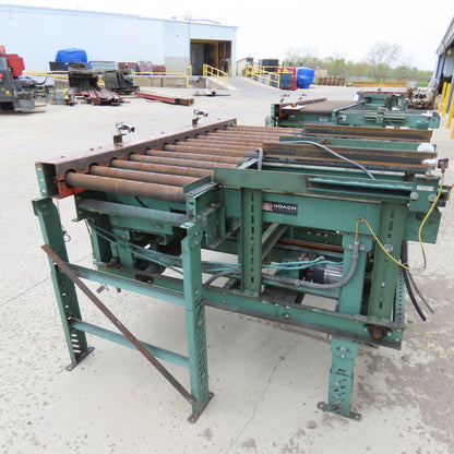Roach 79"Lx25.5"BF Chain Drive Power Roller Transfer Conveyor 1/2HP 230/460V 3Ph
