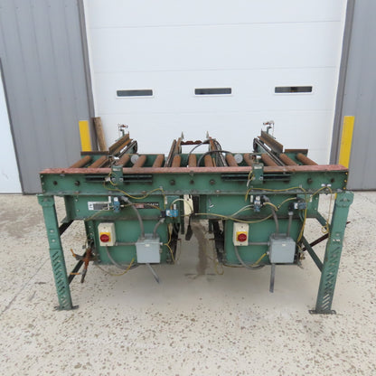 Roach 79"Lx25.5"BF Chain Drive Power Roller Transfer Conveyor 1/2HP 230/460V 3Ph