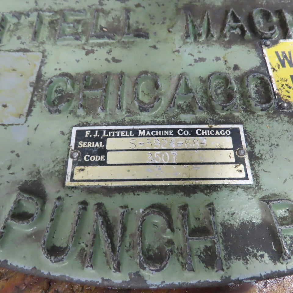 F. J. Littell Machine Co. No. 3 Automatic Centering Reel Coil Uncoiler 208-230V