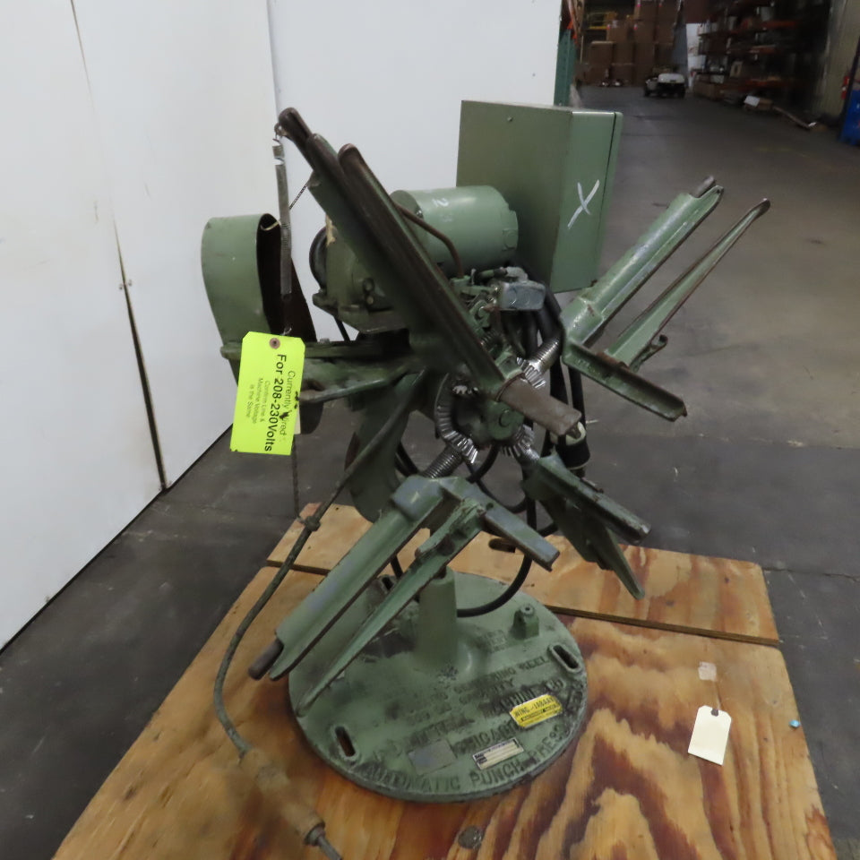 F. J. Littell Machine Co. No. 3 Automatic Centering Reel Coil Uncoiler 208-230V