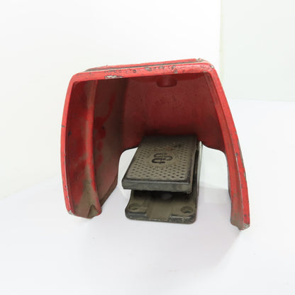 Bernstein 606.1700.004 F1-U2 UN Single Pedal Guarded Foot Switch 10A 300V AC