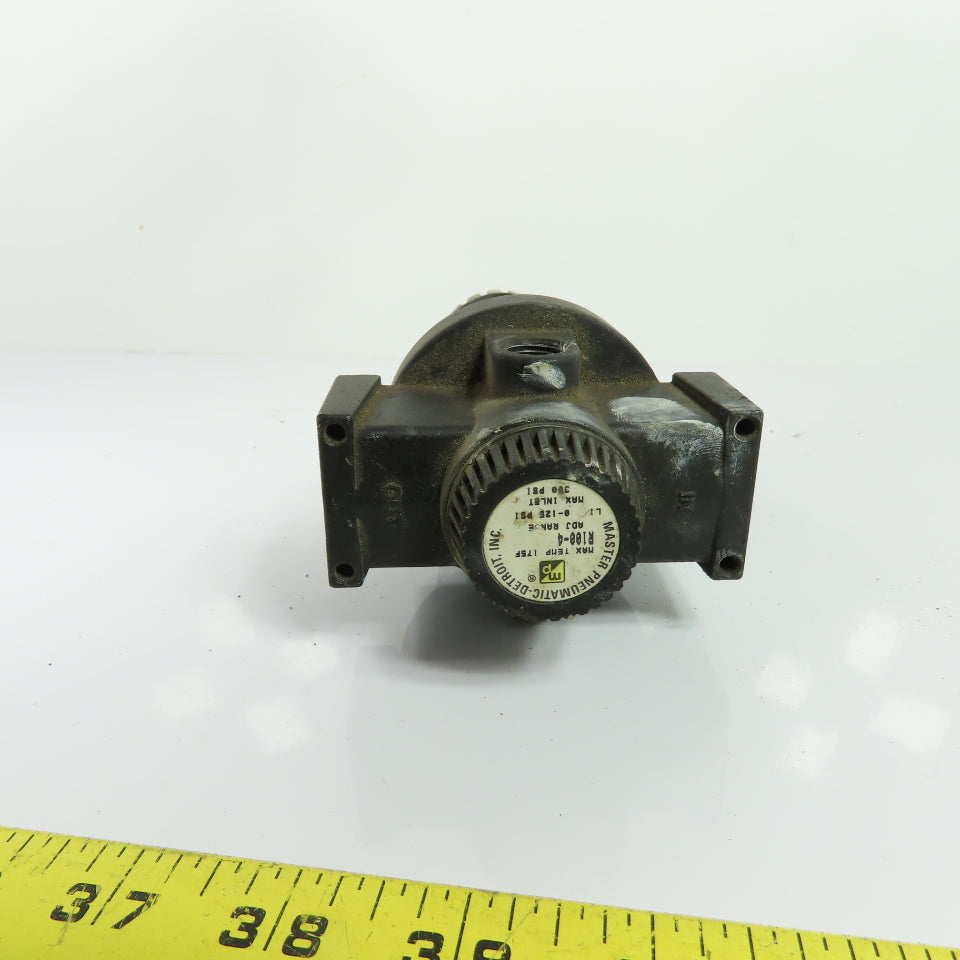 Master Pneumatic-Detroit R100-4 Pneumatic Pressure Regulator 0-125 PSI 1/2"NPT
