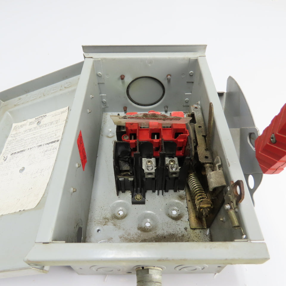 Siemens HNF361R 30A Non-Fusible Heavy Duty Safety Disconnect Switch 600VAC