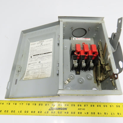 Siemens HNF361R 30A Non-Fusible Heavy Duty Safety Disconnect Switch 600VAC