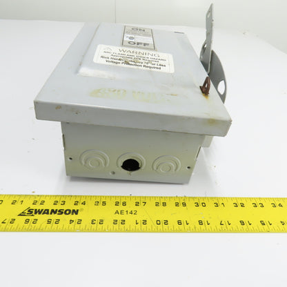 Siemens HNF361R 30A Non-Fusible Heavy Duty Safety Disconnect Switch 600VAC