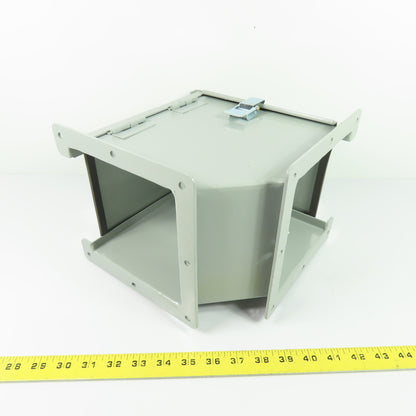Hoffman F66LE9C 90-Degree Elbow Wireway Fitting NEMA 12 6" x 6"