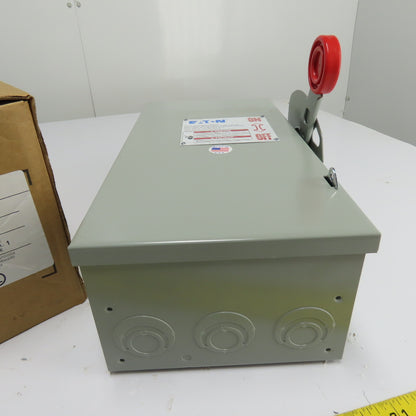 Eaton DH361UGK 30A Non-Fusible Heavy Duty Safety Disconnect Switch 600VAC 250VDC