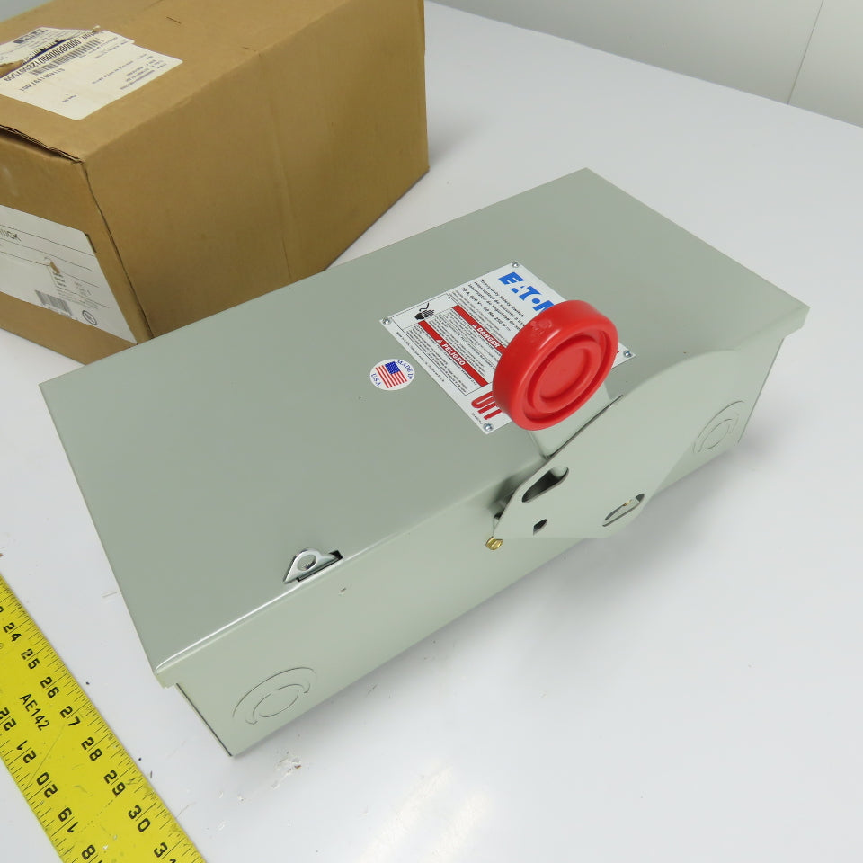 Eaton DH361UGK 30A Non-Fusible Heavy Duty Safety Disconnect Switch 600VAC 250VDC