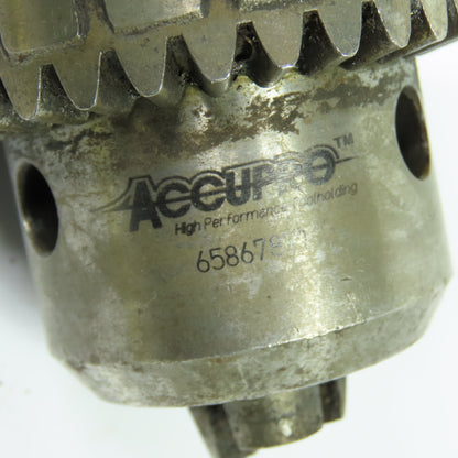 Accupro 65867871 1/8"-3/4" Heavy Duty Drill Chuck with Jacobs 4MT 4JT Arbor