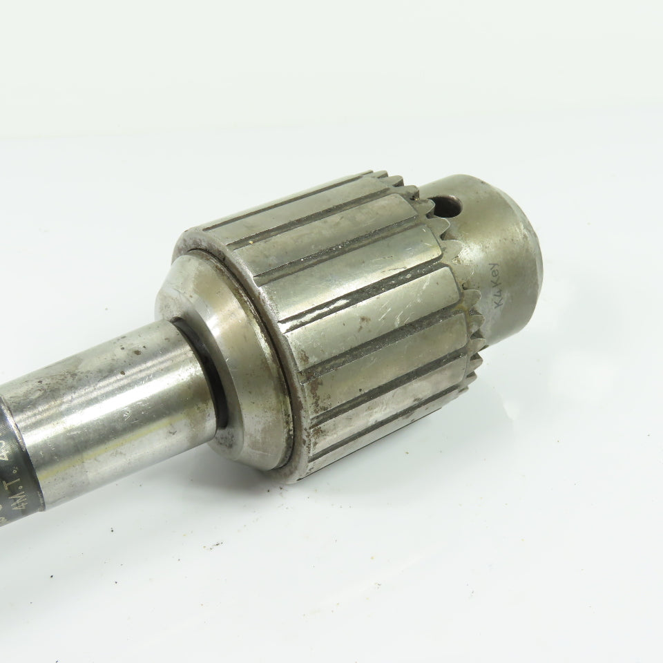 Accupro 65867871 1/8"-3/4" Heavy Duty Drill Chuck with Jacobs 4MT 4JT Arbor