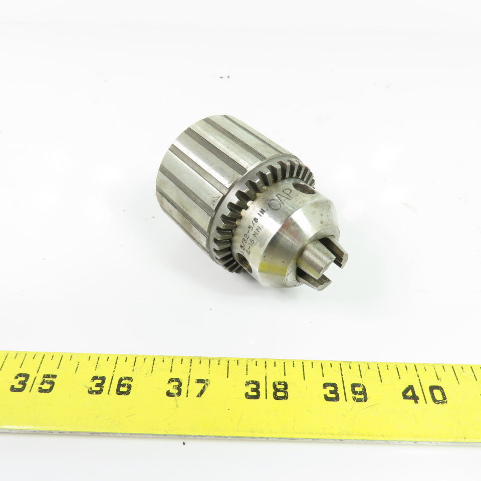 Jacobs 36B 5-/32"- 5/8" Capacity Keyed Drill Chuck 1/2-20 THD Mount