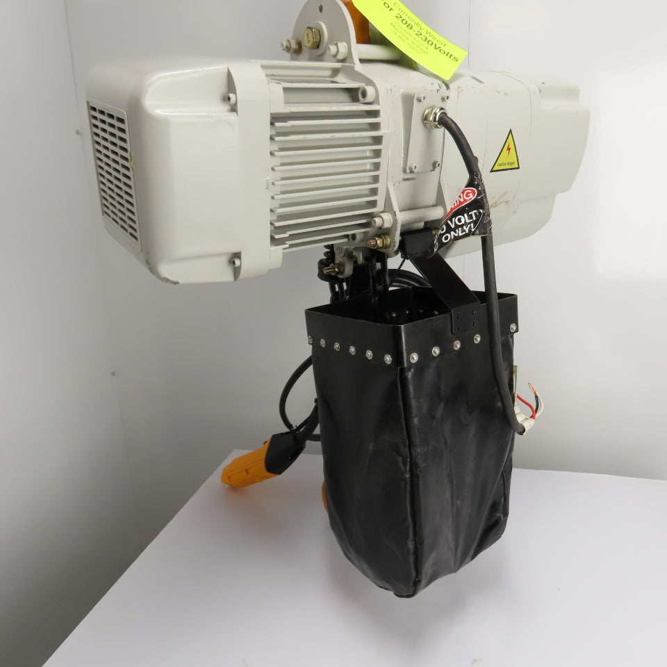 Starke STK2026 Style 2 Ton 4000LB Electric Chain Hoist 20' Lift 230/460V 3Ph