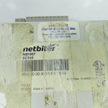 Netbiter NB1007 EC310 Remote Management Communication Gateway 12-48VDC
