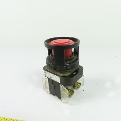 Allen-Bradley 800T-FXQ10RA1 SerT 30mm Mushroom Head Illuminated Push Button 120V