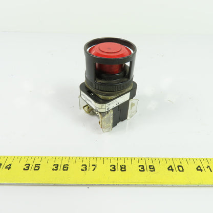 Allen-Bradley 800T-FXQ10RA1 SerT 30mm Mushroom Head Illuminated Push Button 120V
