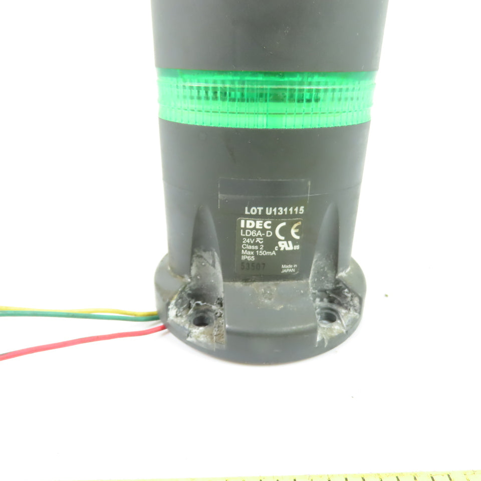 IDEC LD6A-D 2-Tier Stack Light 24V AC/DC Red Green Indicator