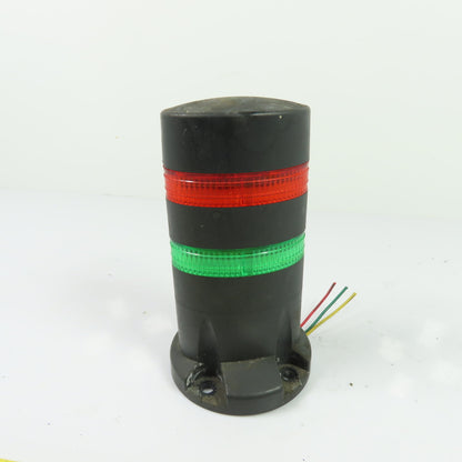 IDEC LD6A-D 2-Tier Stack Light 24V AC/DC Red Green Indicator