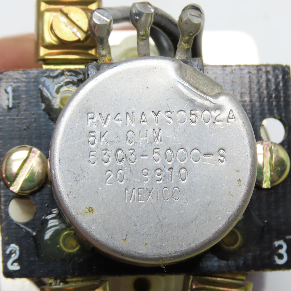 Precision 53C3-5000-S RV4NAYSD502A 5K Ohm Potentiometer