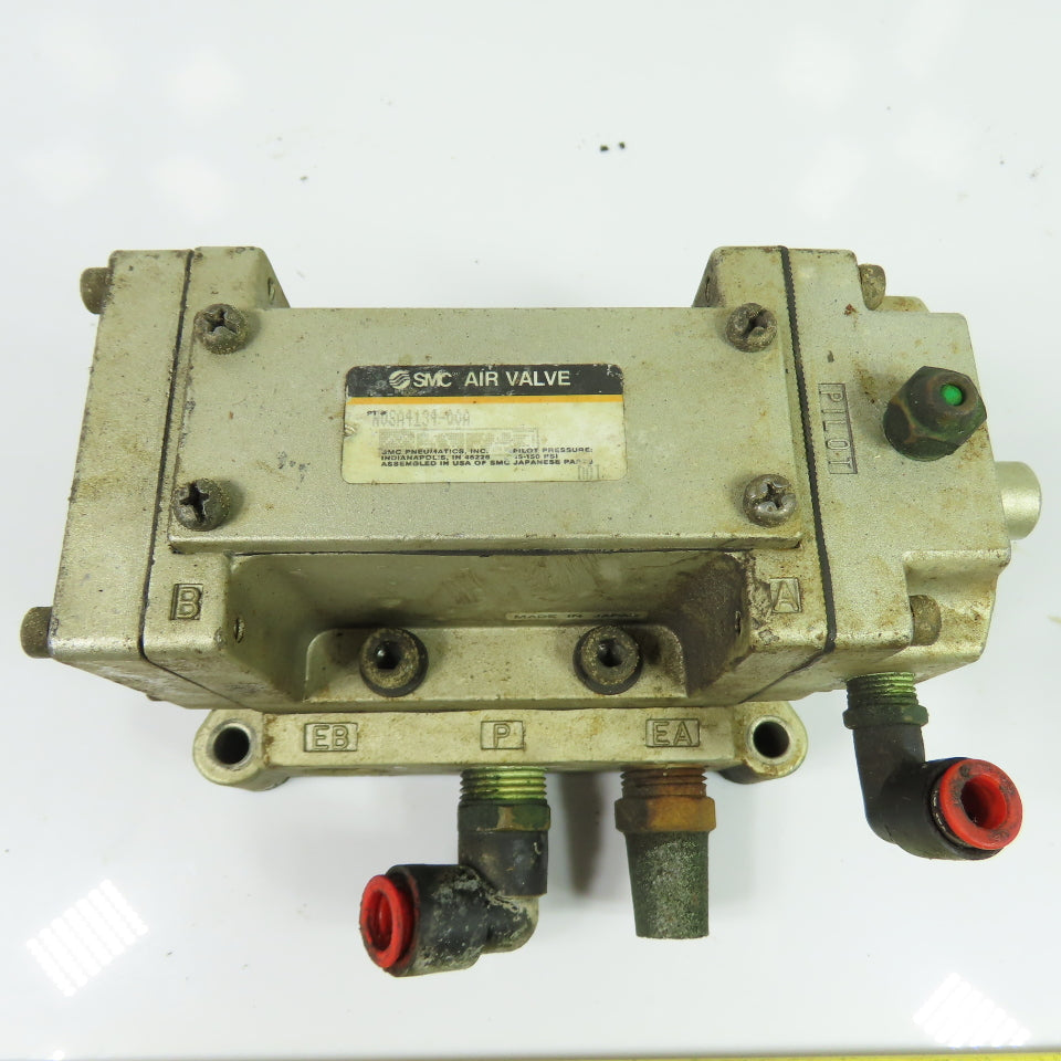 SMC NVSA4134-00A Pneumatic Air Valve 15-150 PSI W/ Subplate