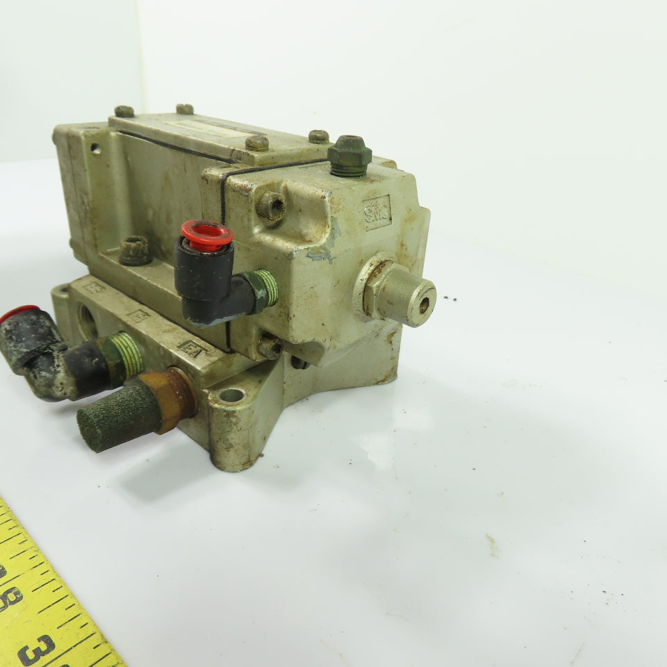 SMC NVSA4134-00A Pneumatic Air Valve 15-150 PSI W/ Subplate