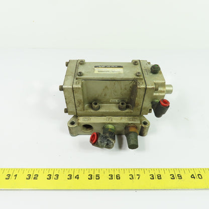 SMC NVSA4134-00A Pneumatic Air Valve 15-150 PSI W/ Subplate