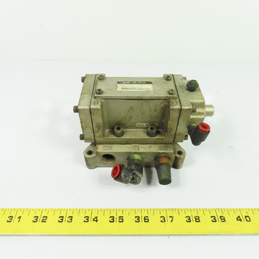 SMC NVSA4134-00A Pneumatic Air Valve 15-150 PSI W/ Subplate