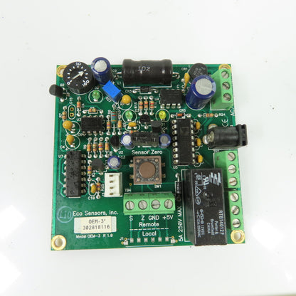 Eco Sensors, Inc. OEM-3 Ozone Detection Control Circuit Board 12VDC Relay Output