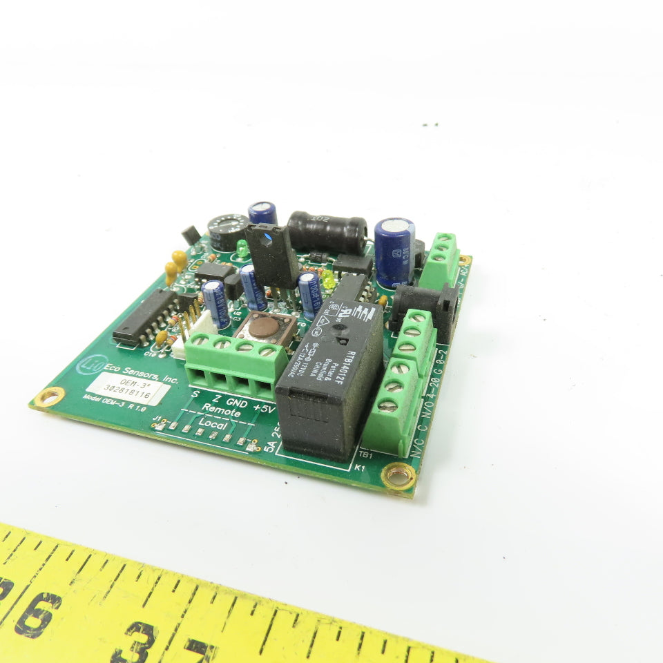 Eco Sensors, Inc. OEM-3 Ozone Detection Control Circuit Board 12VDC Relay Output