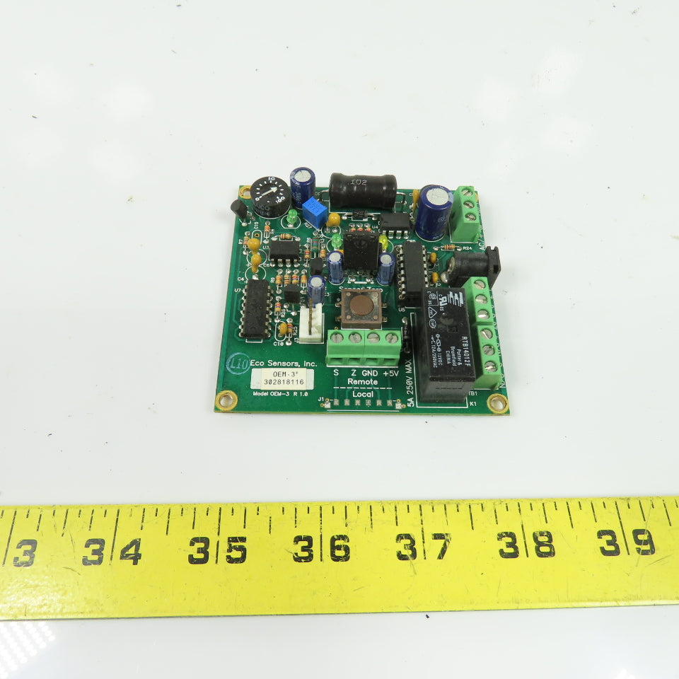 Eco Sensors, Inc. OEM-3 Ozone Detection Control Circuit Board 12VDC Relay Output