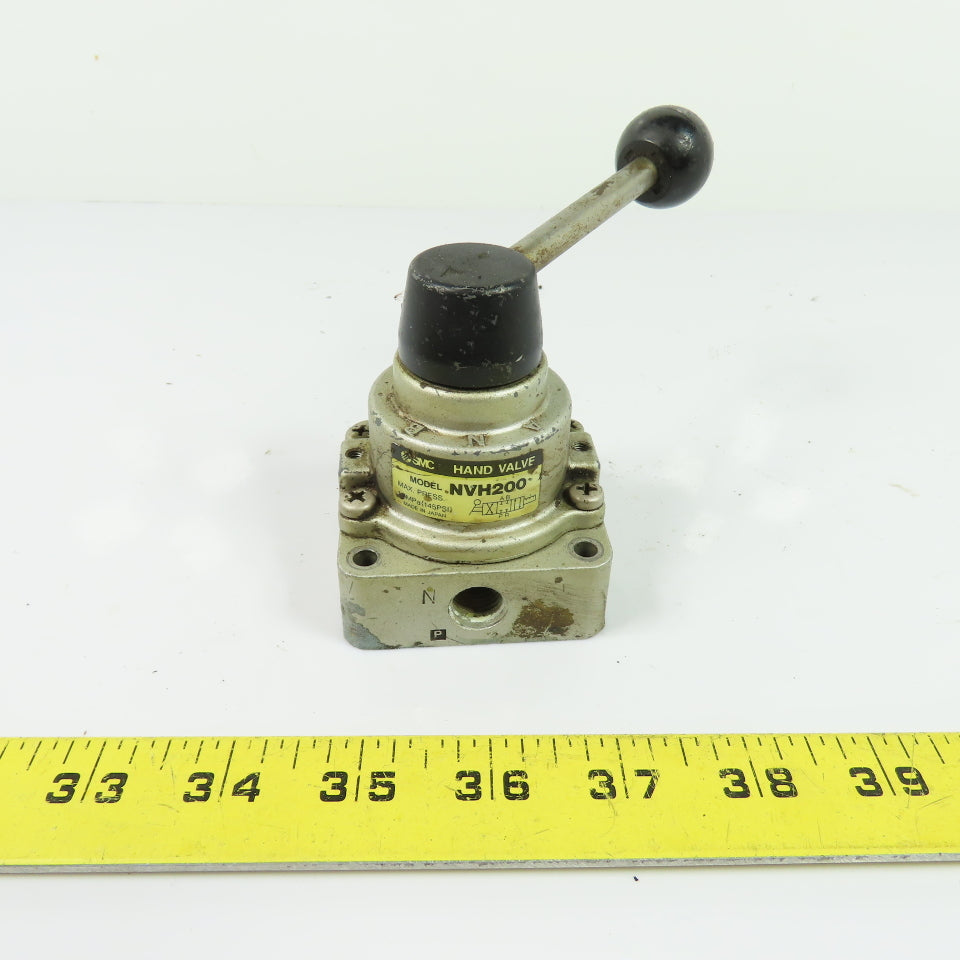 SMC NVH200 Pneumatic Hand Lever Control Valve 145PSI