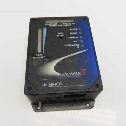 SIMCO 4108068 PerforMAX 3 CNTRL/DISPLAY Static Neutralizing System Display 24VAC