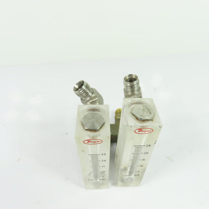 Dwyer VFA-25-SS-VIT Flowmeter 2.5-25 L/min AIR 100 PSIG Lot Of 2