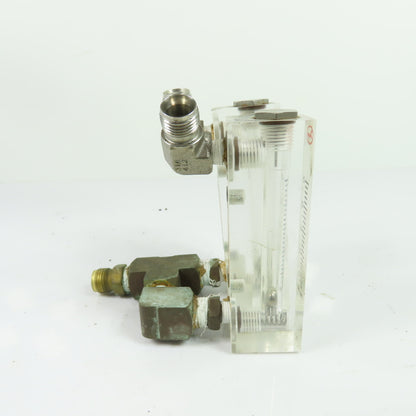 Dwyer VFA-25-SS-VIT Flowmeter 2.5-25 L/min AIR 100 PSIG Lot Of 2