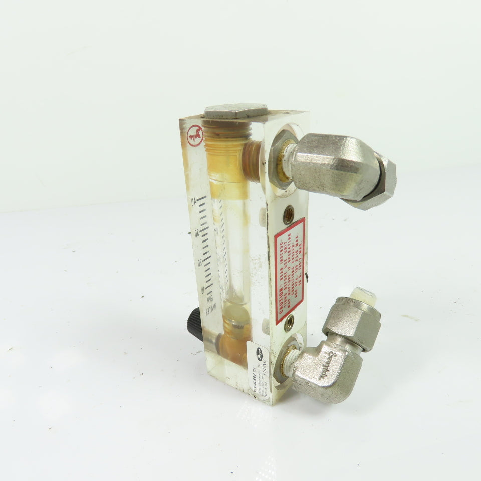Dwyer VFA-44-SSV-VIT Visi-Float Flowmeter 10-40 GPH Water