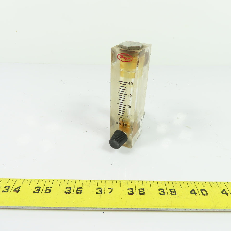 Dwyer VFA-44-SSV-VIT Visi-Float Flowmeter 10-40 GPH Water