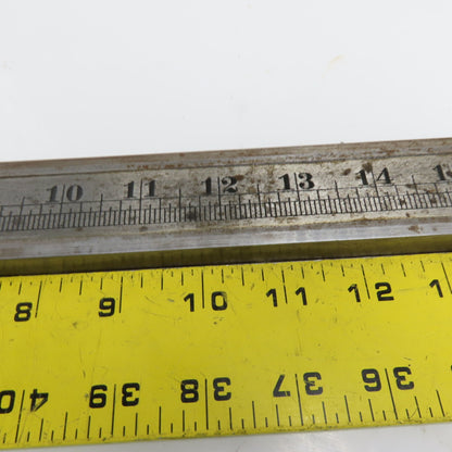 0-65" Heavy Duty Industrial Steel Straight Edge Measuring Scale 1-1/2" x 1/2" T