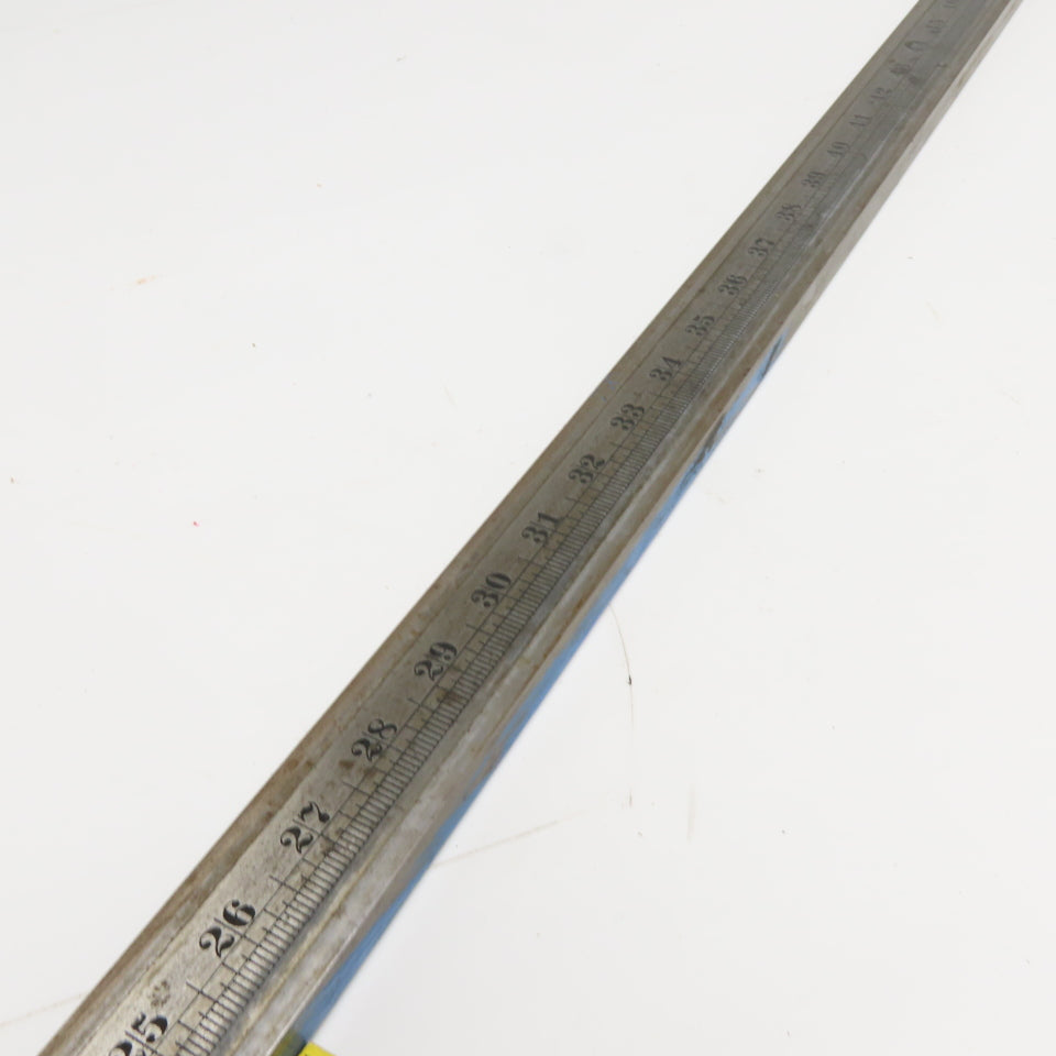 0-65" Heavy Duty Industrial Steel Straight Edge Measuring Scale 1-1/2" x 1/2" T