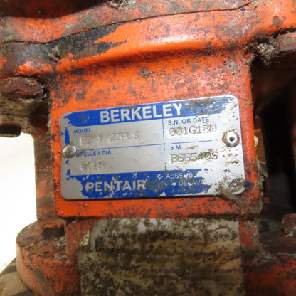 Berkeley B2-1/2ZPLS 25HP Berkeley Centrifugal Pump 230/460V 3Ph 3515RPM Tested
