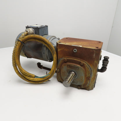 Magnetek 10-186691-02 3/4HP Gear Motor 200-230/460V 3Ph 1725RPM JA56C Fr.