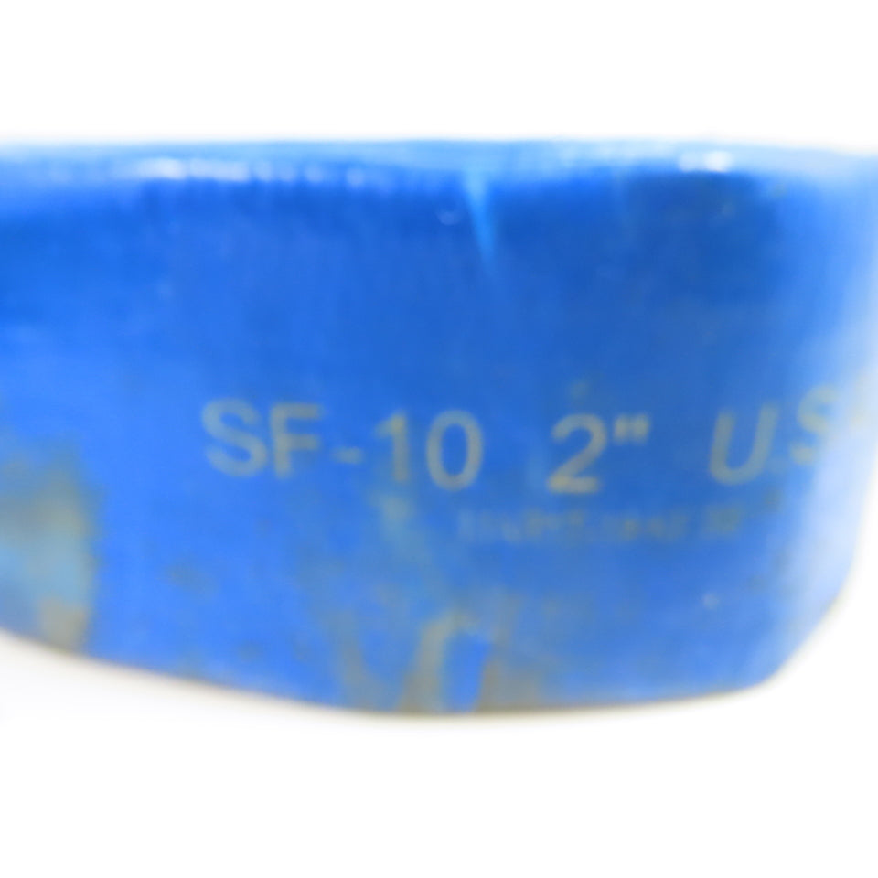 SF-10 2" Blue Lay-Flat Water Discharge Hose 23' Long