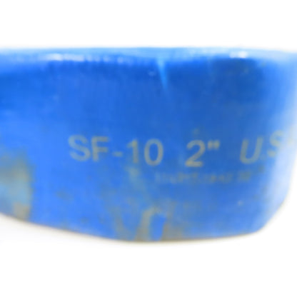 SF-10 2" Blue Lay-Flat Water Discharge Hose 23' Long