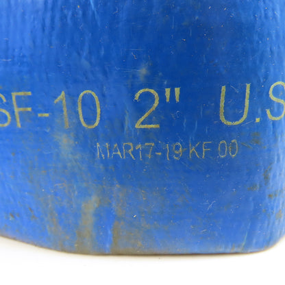 SF-10 2" Blue Lay-Flat Water Discharge Hose 23' Long