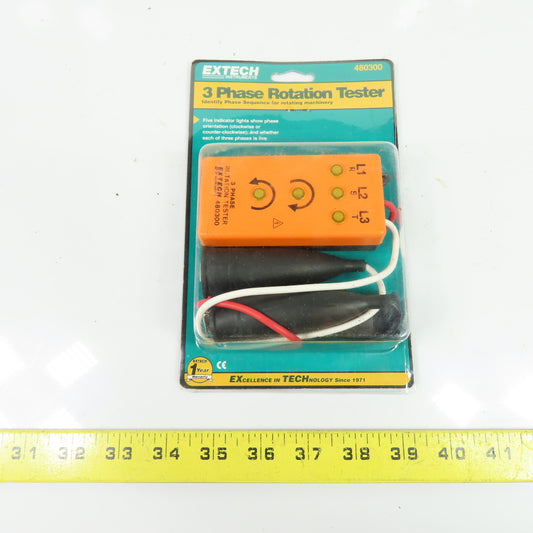 Extech 480300 3 Phase Rotation Tester 100-660VAC 50-70Hz